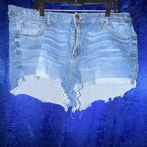 Plus size cheeky shorts